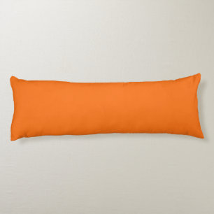 Pumpkin hex code FF7518 Body Cushion