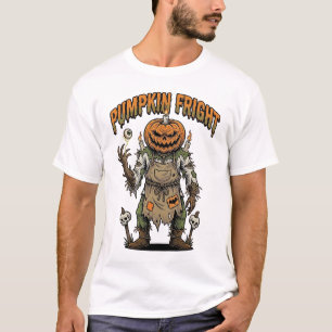 Pumpkin Horror Shirt Vintage Eyeball Halloween Art