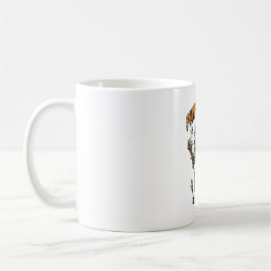 Pumpkin Horror Shirt Vintage Eyeball Halloween Art Coffee Mug
