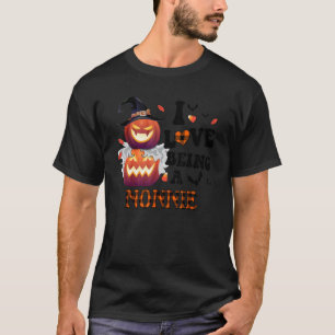 Pumpkin I Love Being A Nonnie Halloween T-Shirt