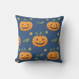 Pumpkin Image Pattern Cushion Happiness
