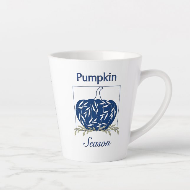 Pumpkin In Light - Pumpkin Season Latte Mug (Right)