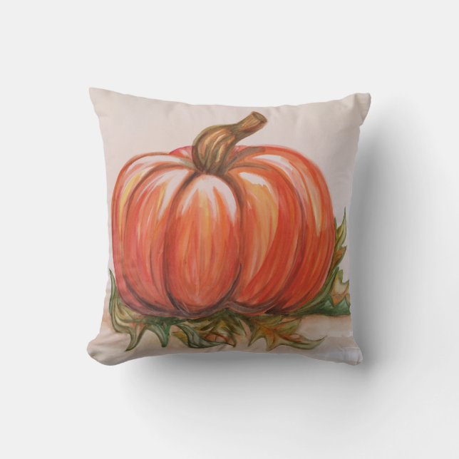 Pumpkin in the Sun Cushion (Front)