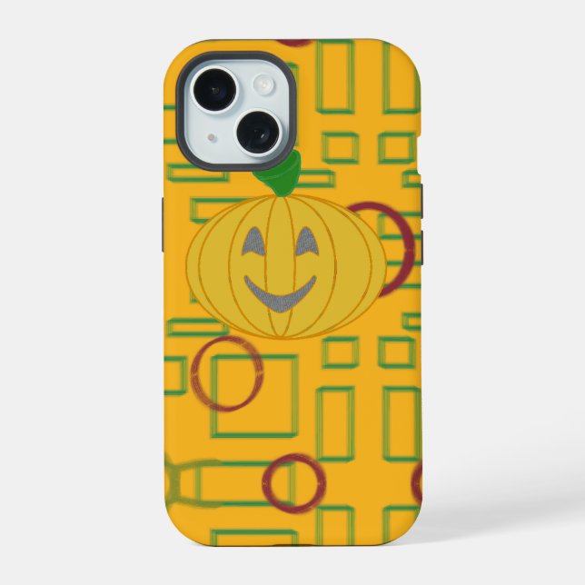 Pumpkin iPhone 15 Case (Back)