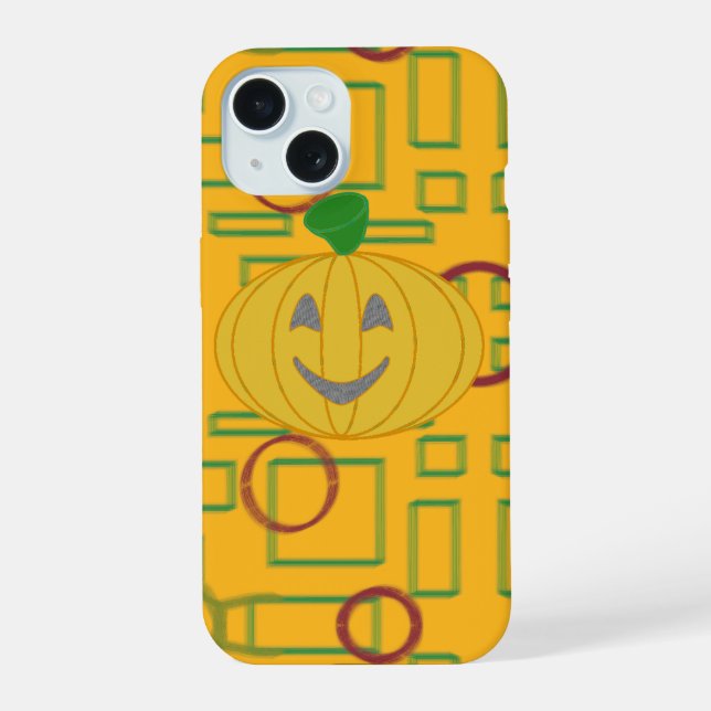 Pumpkin iPhone 15 Case (Back)