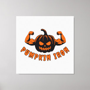 Pumpkin Iron  Canvas Print