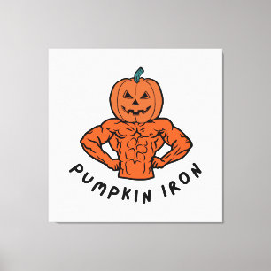 Pumpkin Iron  Canvas Print