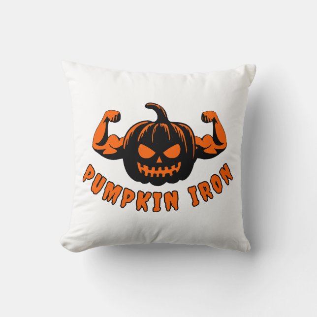 Pumpkin Iron  Cushion (Front)