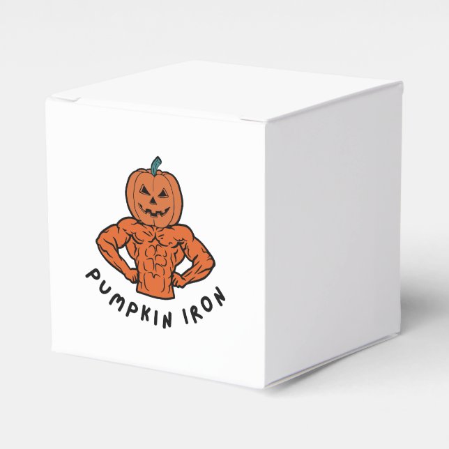 Pumpkin Iron  Favour Box (Front Side)