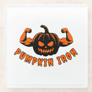 Pumpkin Iron Glass Coaster