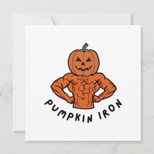 Pumpkin Iron  Invitation