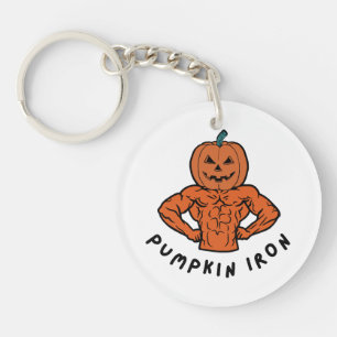 Pumpkin Iron  Key Ring