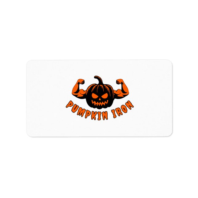 Pumpkin Iron  Label (Front)