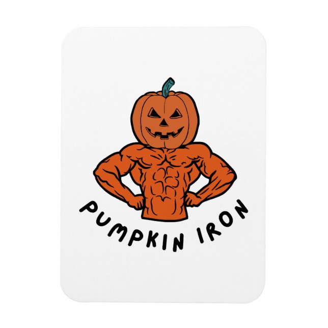 Pumpkin Iron  Magnet (Vertical)