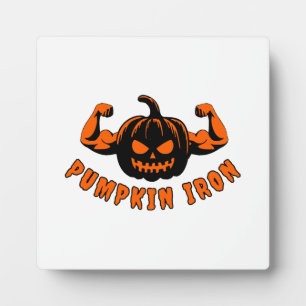 Pumpkin Iron  Plaque