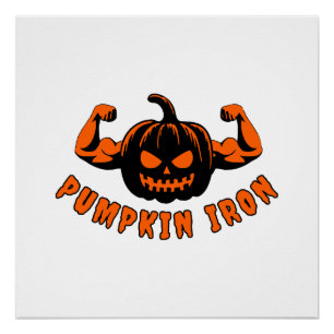 Pumpkin Iron Poster