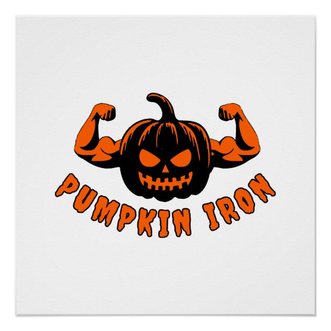Pumpkin Iron  Poster (Front)