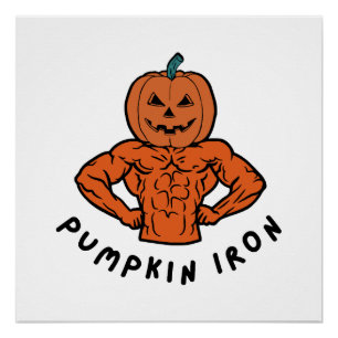 Pumpkin Iron Poster