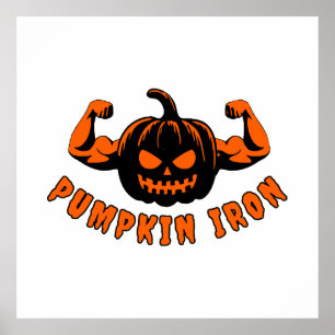Pumpkin Iron Poster
