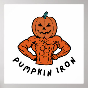 Pumpkin Iron Poster