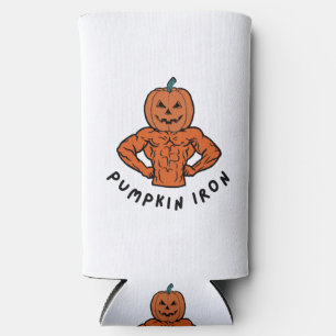 Pumpkin Iron Seltzer Can Cooler