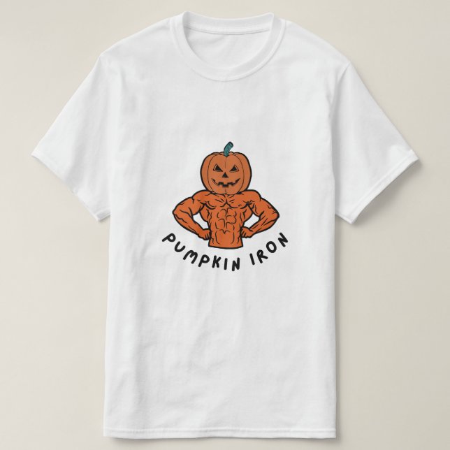Pumpkin Iron  T-Shirt (Design Front)
