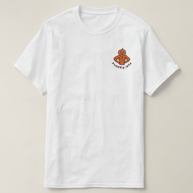 Pumpkin Iron  T-Shirt (Design Front)