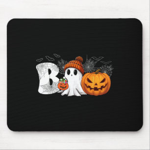 Pumpkin Jack O Lantern Ghost Boo Halloween Costume Mouse Pad