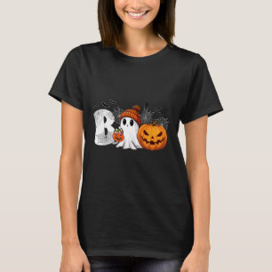 Pumpkin Jack O Lantern Ghost Boo Halloween Costume T-Shirt
