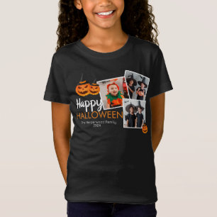 pumpkin jack-o-lantern Halloween Family 3 Photo T-Shirt