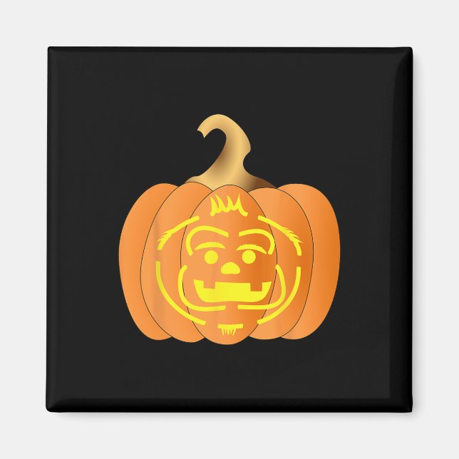 Pumpkin Jack O Lantern Halloween Men Women  Magnet (Front)