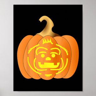 Pumpkin Jack O Lantern Halloween Men Women Poster