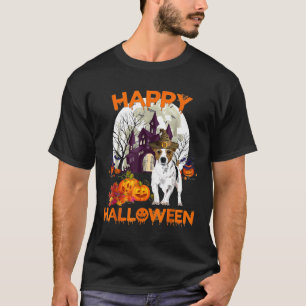 Pumpkin Jack Russell Terrier Happy Halloween Dog G T-Shirt