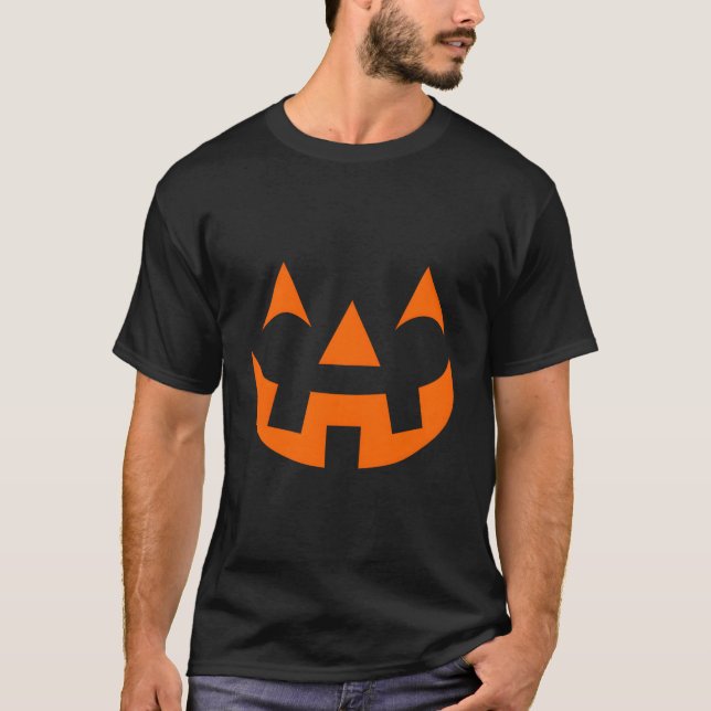 Pumpkin Jackolantern Woman T-Shirt (Front)