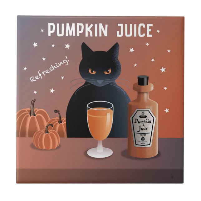 Pumpkin Juice Tile (Front)