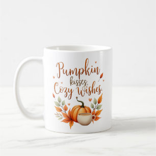 Pumpkin Kisses, Cosy Wishes Coffee Mug