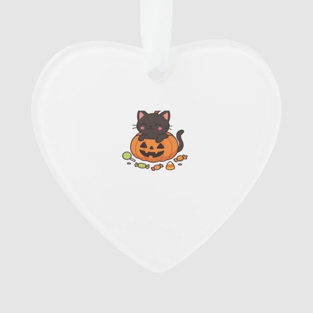 Pumpkin Kitty Parade Essential T-Shirt Ornament (Front)