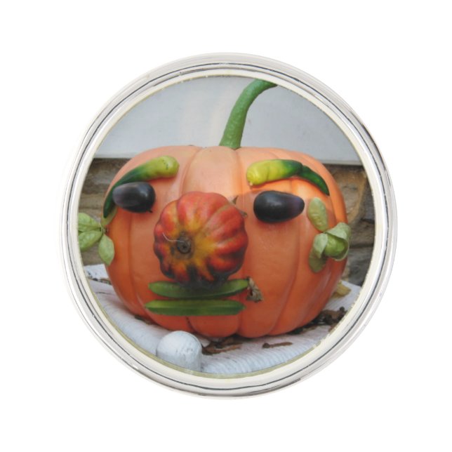 Pumpkin Lapel Pin (Front)