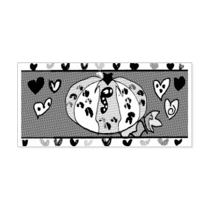 Pumpkin Latte Rubber Stamp