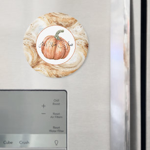 Pumpkin Latte Swirls Fall Y'all Magnet