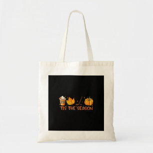 Pumpkin Latte Tis The Season Fall Coffee Thanksgiv Tote Bag