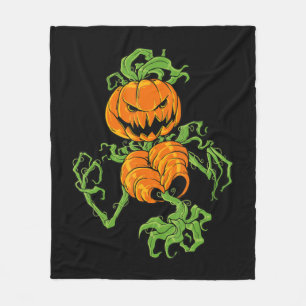 Pumpkin Lazy Halloween Costume Scary Spooky Jack O Fleece Blanket