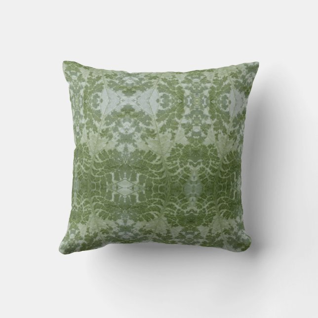 Pumpkin Leaf Macro Cushion (Back)