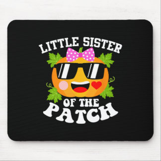 Pumpkin Little Sister Of The Patch  Funny Hallowee Mouse Pad