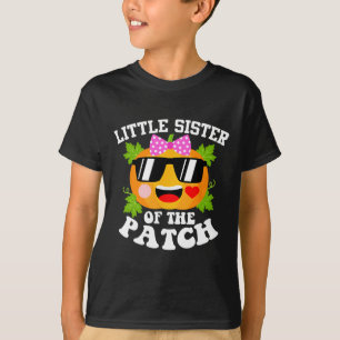 Pumpkin Little Sister Of The Patch  Funny Hallowee T-Shirt