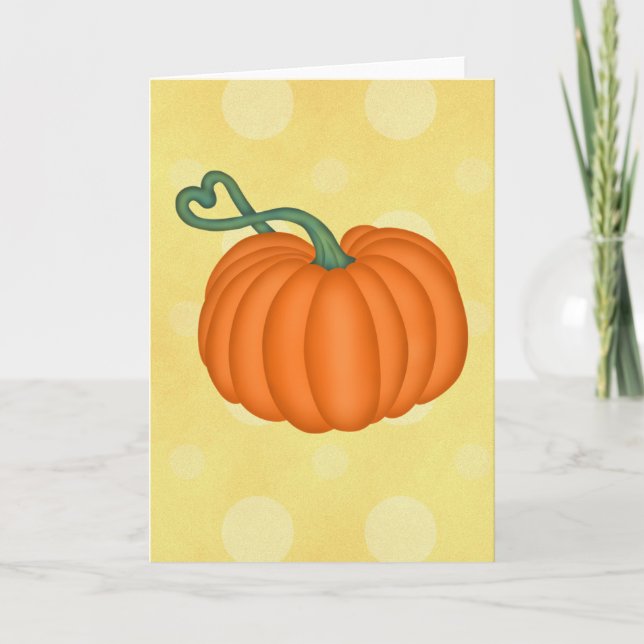 Pumpkin Love Card (Front)