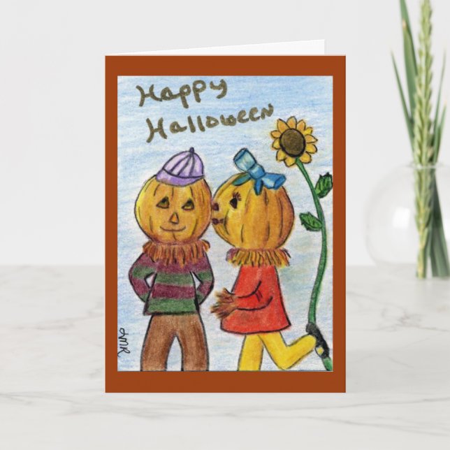 Pumpkin Love Card (Front)