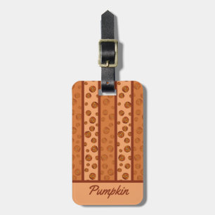 Pumpkin Luggage Tag