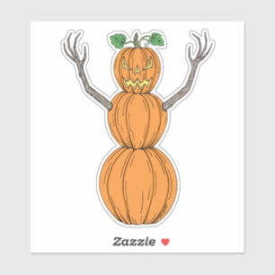 Pumpkin Man Halloween Art