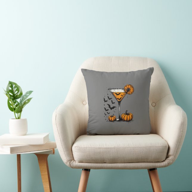 Pumpkin Martini Cushion (Chair)